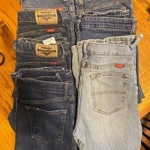 Wrangler Blue Denim Jeans Assortment